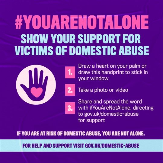 #youarenotalone poster